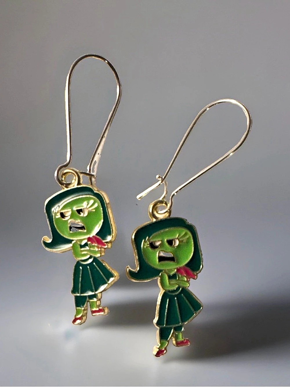 Disgust Disney Pixar Drop Earrings New